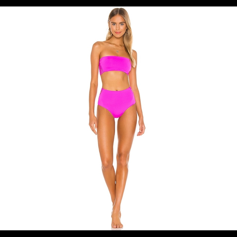 Harrington Bikini Bottom in Bright Fuchsia
L*SPACE